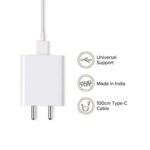 DULCE ORIGINAL Original Adapter & Cable 67W USB Type C Compatible for Redmi K50i / K 50 i Charger - Image 2