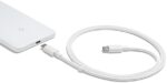 Essri Original Type C to Type C Mobile Data Charging Cable for Pixel 8 Pro/8/8A/7 Pro/7/7A/6 Pro/6/6A/5/ChromeBook Laptop/Buds/and Other USB C Device Support for Nothing Phone 2/1, 30W - White - Image 2