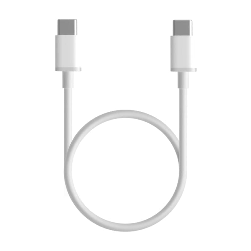 31E73GexmML SUSNWERE Original 25W USB Type-C to C Cable Compatible with Samsung Galaxy M51 Note10|Note10 Plus|s10 lite|s20 |s21 - White - Image 1