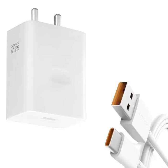 XIAWAO Original Ultra Fast USB Type C Cable with 33Watt Adapter Compatible with Oppo | K9s / A16s / A16 / A95 5G / A94 5G (Adapter&Cable*SuperVOOC) - Image 1