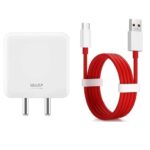 SUSNWERE Original 65W Warp Charger Compatible Wiith Oneplus 7T, 7T Pro, 7, 7 Pro, 6, 6T, 5T, 5, 8, 8 Pro,Nord with 6 Months Warranty, USB Type C, White