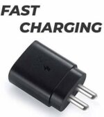 Essri Original 25W Charger Compatible with Samsung S23 FE,A13, F14, F23, F62 Adapter & Cable- White - Image 3
