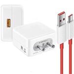 THE BLACK STORE Original 65 watt Warp Fast USB Type-C Cable Charger Compatible for OnePlus 8 pro|7 Pro|7|6T|6|5T| 5|3T|3 (Adapter & Cable),Red - Image 4