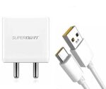 SUSNWERE Original 30W Super Dart Adapter & Cable Compatible with Realme 6, 6 Pro,7,7I,8,8I,C3,C11,C15,C21,C25S,Narzo 30,30 Pro with 6 Months Warranty, White