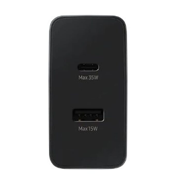 LGOC ORIGINAL Original Fast Charging 35 Watt Dual Port Adapter Compatible for Samsung Galaxy S23 Ultra,S23 Plus,S22 Ultra,S22 Plus,S21 Ultra,Z Fold - Image 2