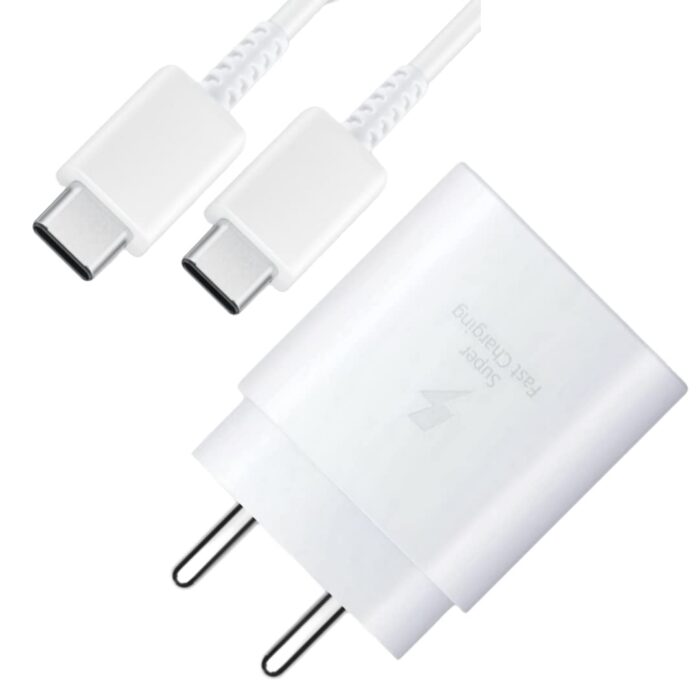 XIAWAO Original 25W Adapter Compatible with Samsung M01/M11/M21/M31/M51/M12/M52/M53/M54 (New Model Black) with 3 Months Warranty - Image 5