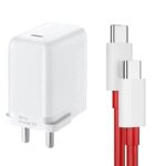 XIAWAO Original 65W Type C to C Charger Compatible with Oneplus | 12R/12/11R/11/10 Pro/10/10T/10R/9Rt/9 Pro|Ce 4/3/2/ Ce 4 Lite, Ce3 Lite/Nord 3/2 (Cable*Adapter), White