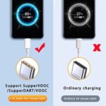 LYNACZ Original 65W Flash Super VOOC Charging Cable Type USB to C Fast Charging Cable Compatible for Realme XT/XT 730G/ X2/C12, Realme Narzo 20A,6/7/7Pro, Oppo Reno 6/5/4 Pro 5G (Cable Only) - Image 3