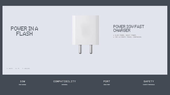 LYNACZ Original 33W Type-C Adapter Compatible with CMF Phone 1, Nothing Phone 1,Nothing Phone 2, Nothing Phone 2A,Nothing Phone 2A Plus Charger Type C with 6 Months Replacement Warranty - Image 3