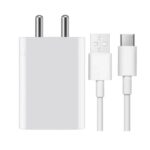 THE BLACK STORE Original Flash Charger 80W for Vivo Y35, V25 5G, Vivo T144W, Vivo V23 5G, V25, V23e 5G, V23 Pro 5G, Vivo Y75 4G, Vivo Y35 5G |Mobile Charger| USB Type C Cable| - White with Warranty