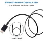 GHEREL Original Fast Charger 45Watts C to C Cable Compatible for Samsung | A55 / A35 / S8 / S9 Plus/Z Fold/Z Flip 5/4 - Black (Adapter & Cable) - Image 3