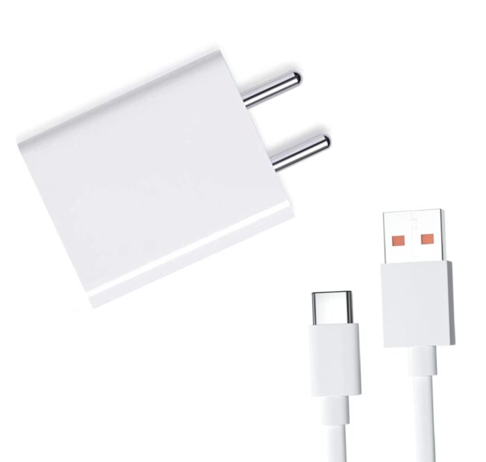 DULCE ORIGINAL Original Charger Compatible for Xiaomi Redmi Note 10S 33W USB Type C Adapter & Cable - Image 1