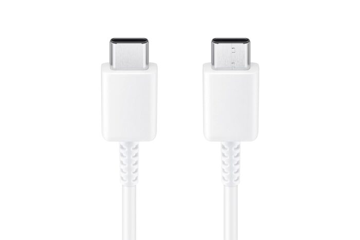 Essri Original Type C to Type C Cable charging for sam-sung cable type c charger 25W Galaxy S23 S22 S21 S21+ S20 S20FE S20 Ultra Note10/Note 10 Plus S20 S21 Ultra-White - Image 1