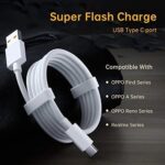 LYNACZ Original 65W Flash Super VOOC Charging Cable Type USB to C Fast Charging Cable Compatible for Realme XT/XT 730G/ X2/C12, Realme Narzo 20A,6/7/7Pro, Oppo Reno 6/5/4 Pro 5G (Cable Only) - Image 4