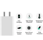 GHEREL Original 80 Watt Charger Compatible with Vivo V30 V29 V28/V27/V25/V23e/V23 pro/V21 5G Iqoo Neo 9 pro/12 5G/Neo 7 pro/Z7/Z7S/Z6 Lite/11/Z6/T2/Iqoo 9 - Image 4