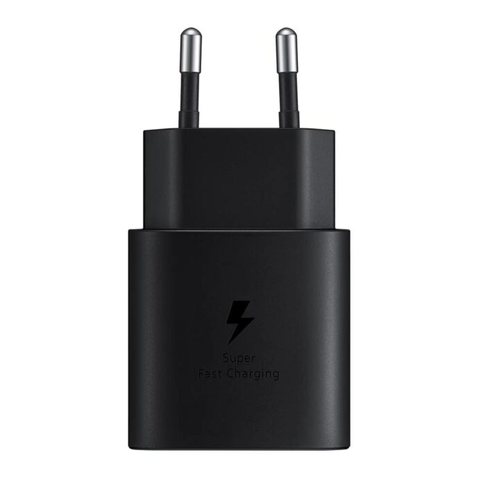 THE BLACK STORE Orignal 25W Superfast Charger for Samsung M50,M51,M51s,A2,M10s,M40,A51,Samsung Galaxy S21,S21+,S21 Ultra,S20, S20+, S20 Ultra, Note 20, Note 20 Ultra, Note 10, Note10+(Adapter Without Cable) Black - Image 3