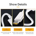 LYNACZ Original 65W Flash Super VOOC Charging Cable Type USB to C Fast Charging Cable Compatible for Realme XT/XT 730G/ X2/C12, Realme Narzo 20A,6/7/7Pro, Oppo Reno 6/5/4 Pro 5G (Cable Only) - Image 6