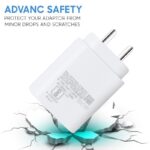 THE BLACK STORE Original 25 Watt Adapter for Samsung Galaxy S21 FE 5G |M52 5G|M22 |A52s 5G |Z Fold3 5G|M32 |F52 5G (White | Only Adapter) - Image 5