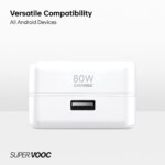 QQLIKE Original 80W Super Fast Adapter Compatible with Oppo | A38 | A18 | Reno 8t | A78 | F21 Pro | F2 (Cable Included) - Image 6
