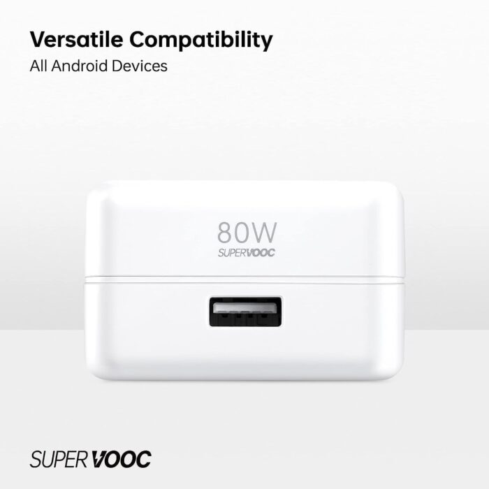 QQLIKE Original 80W Super Fast Adapter Compatible with Oppo | A38 | A18 | Reno 8t | A78 | F21 Pro | F2 (Cable Included) - Image 6