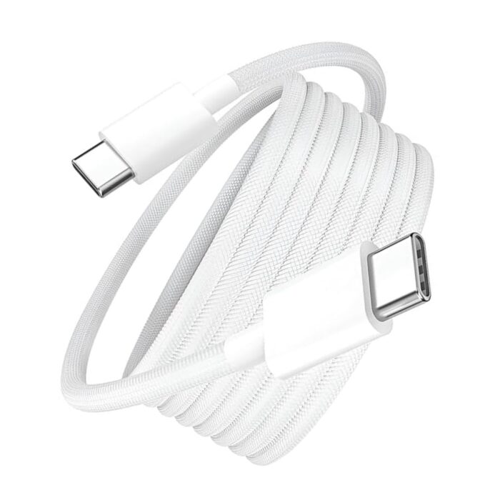 XIAWAO Original 20W Adapter & C to C Cable Compatible with iPhone 15 | 15 Plus | 15 Pro | 15 Pro Max | 6 Months Warranty (White) - Image 2