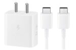 SUSNWERE Original 45W Charger Compatible with Samsung z flip, z fold 2, z flip 3, z fold 3, z flip 4, z fold 4, z flip 5, z fold 5 [New*Model White]