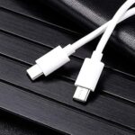 Essri Original Type C- C Data Charging Cable Compatible With Samsung M33 5G And Other Type-C Devices 1 Meter Usb-C Cord For Charger 45W Support Galaxy S23, S22, S21 Phone Super Fast Charge Cord,White - Image 6