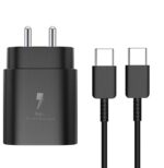 SUSNWERE Original 25W USB-C Super Fast Charger for Samsung Galaxy Quantum 2| A72| A52 5G| A52 |F62 |M62 Adapter + Cable-Black - Image 6