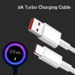 XIAWAO Original 67W Turbo Fast Charger USB Type C Charging Cable Compatible with Redmi K40 Pro, Redmi K40 Pro+, Redmi K40 Gaming Edition - (Adapter & Cable) - Image 6