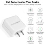 SUSNWERE Original 30W Super Dart Adapter & Cable Compatible with Realme 6, 6 Pro,7,7I,8,8I,C3,C11,C15,C21,C25S,Narzo 30,30 Pro with 6 Months Warranty, White - Image 7