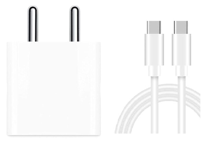 DULCE ORIGINAL Original Fast Type C to C Adapter & Cable Compatible for Apple iPhone 15 Plus/15 Pro Max/iPad Pro Fast Charger - Image 1