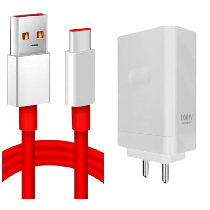 LYNACZ Original 100W Charger Compatible with OnePlus 12R 5G, OnePLus Ace 3V, OnePlus 12, OnePlus 12 Pro, OnePlus 3 Pro, OnePlus Nord CE 4 5G, OnePlus 12R with 6 Months Replacement Warranty - Image 1