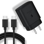Essri Original 25W Charger Adapter Cable for Samsung S20 FE 5G,S21 FE,S22 FE,S23 FE,A52 5G,A32 5G,A22 5G,A34 5G-Black - Image 5