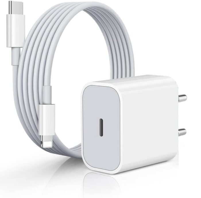 SUSNWERE Original 20W Fast Charger Compatible with iPhone 13 Pro,iPhone Xs, Xs Max,13 Pro Max-Type C Lightening Cable and Adapter with 6 Months Warranty - Image 1