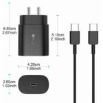 SUSNWERE Original 25W Charger for Samsung Galaxy S23 Ultra/S23 /S23+/ S22/S22+/S22 Ultra/Note 10/10+ 5G/ Note 20/ S Series/Z Fold4/ Z Flip 4/ Z Flip 3/ Z Fold3/ Z Flip/Z Fold2 Adapter+Cable-Black - Image 7