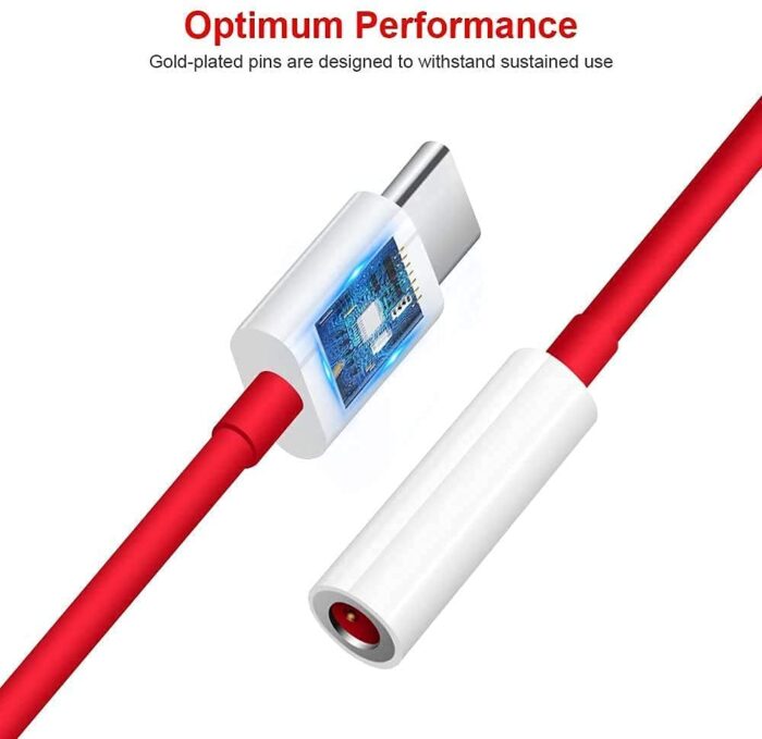 THE BLACK STORE Type C to 3.5 mm Jack Audio Connector, Noise Cancelling Headphones Jack Converter Audio Compatible for Nord 10/ 10T / 9 / 9T / 8T/8/7/7 Pro / 1+6/1+6T and All-Pro Devices (WE41) - Image 3