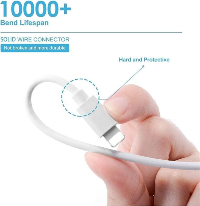 LGOC ORIGINAL Original 20W USB Type C to Lightening, Cable Fast + Safe Charging & Data sync for iPhone,iPad (1 Meter) iPhone 14 14 pro 14 Plus 14 pro max 13 12 11 x - Image 8