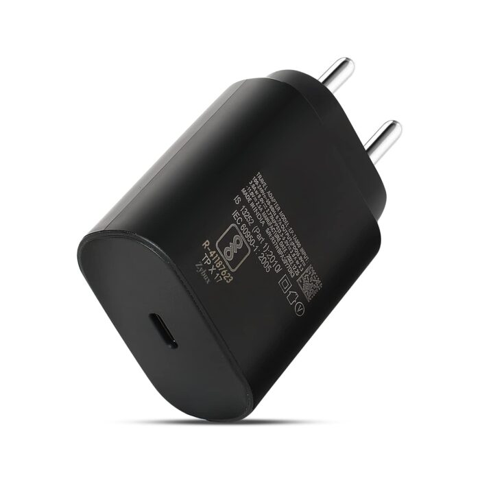 SUSNWERE Original 25w Adapter for Samsung Galaxy m34 5g m53 5g f23 5g m14 5g f14 5g m33 5g a34 5g a54 5g-Black - Image 2