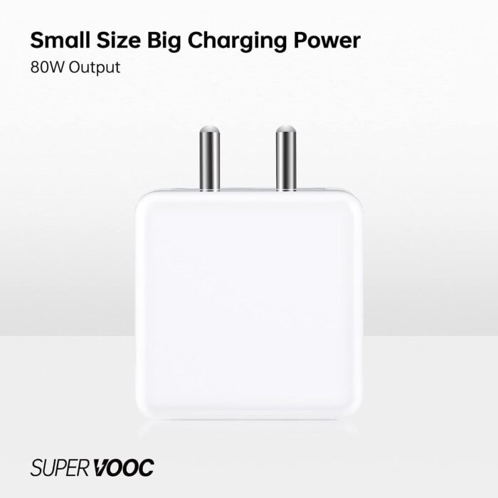 GHEREL Original Rapid Fast Charger 80W USB Type C Compatible for Oppo | Reno 10 / Reno 10 Pro / 10 Pro Plus/Reno 11 / Reno 11 Pro (with Adapter and Cable) | 80 WATTS - Image 4