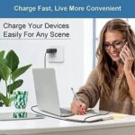 GHEREL Original Fast Charger 45Watts C to C Cable Compatible for Samsung | A55 / A35 / S8 / S9 Plus/Z Fold/Z Flip 5/4 - Black (Adapter & Cable) - Image 4