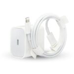 XIAWAO Original 20W Power Delivery Charging Adapter with USB Type C to Lightening Cable (White) – Fast Charger Combo Compatible with iPhone 14, 13, 12, 11, x, xs, xs max, xr Series