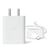 GHEREL Original 30 Watt USB Type C Charger Pd 3.0 Compatible For Google Pixel 8/Pixel 8 Pro/Pixel 7/Pixel 7 Pro/Pixel 6/Pixel 6 Pro,Pixel 5 Smartphone-White(30Wattpixel)