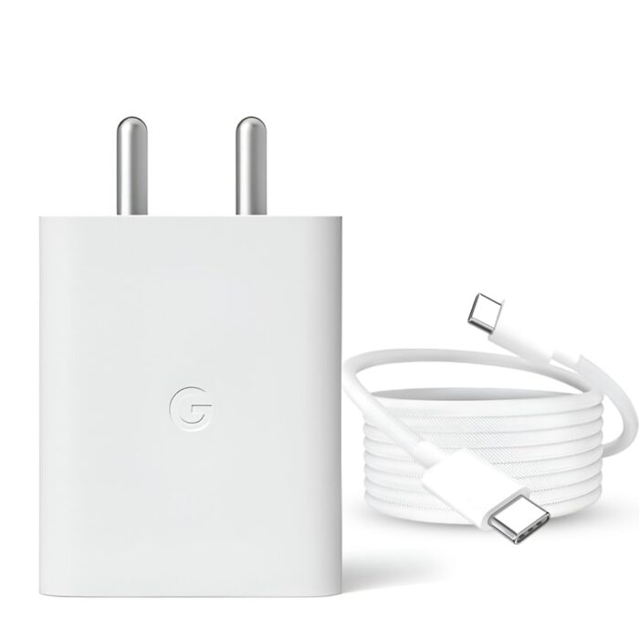 GHEREL Original 30 Watt USB Type C Charger Pd 3.0 Compatible For Google Pixel 8/Pixel 8 Pro/Pixel 7/Pixel 7 Pro/Pixel 6/Pixel 6 Pro,Pixel 5 Smartphone-White(30Wattpixel) - Image 1