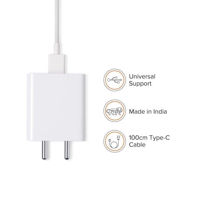 LYNACZ Original 33W Fast Sonic 2.0 Charger Compatible with MI 10T,11X, 11X Pro, 10 Pro,11T 5G, 11X 5G, 10S, 10T Pro, Note 9 (Adapter & Type C Cable) with 6 Months Replacement Warranty - Image 3