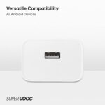 XIAWAO Original Ultra Fast USB Type C Cable with 33Watt Adapter Compatible with Oppo | K9s / A16s / A16 / A95 5G / A94 5G (Adapter&Cable*SuperVOOC) - Image 4