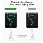 Essri Original 65W Vooc Super Fast Charging& Micro Usb Cable Compatible With Oppo F11/ F11 Pro/F9 Pro/Realme 3 Pro Up To 4 Amp For All Oppo/Realme Vooc Compatible Smartphone(Not C Type)-White - Image 4