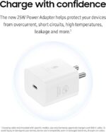 SUSNWERE Original 25W Adapter Cable Compatible with Samsung M31s|M01| M11| M21| M31| M62| M51| M13| M23|M33| M54 |M31 Prime|M42| M52| M33|M54 [White*New Model] - Image 5
