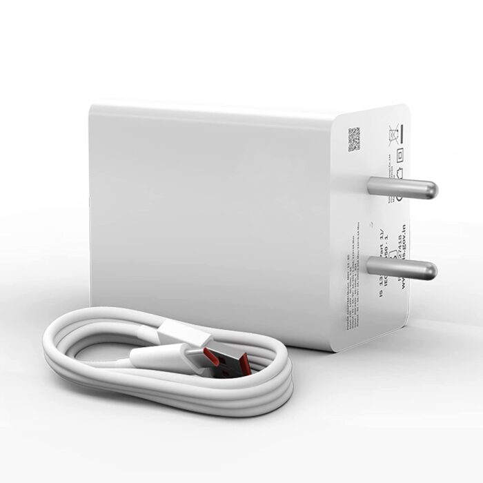 XIAWAO Original 67W Turbo Fast Charger USB Type C Charging Cable Compatible with Redmi K40 Pro, Redmi K40 Pro+, Redmi K40 Gaming Edition - (Adapter & Cable) - Image 1