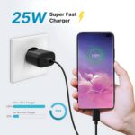 LYNACZ Original 25W Type C Charger Compatible with Samsung A35/M35/A53/M55/F05/M15, F15/A15/A14/M14/F14/A34/M34/F34/S23/S23 fe/S21 fe 5G/Z fold/flip/6/5/4/3-Black with 6 Months Replacement Warranty - Image 7