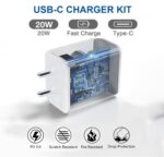 LYNACZ ORIGINAL Original 20W Fast Adapter Compatible for iPhone X // Xr // Xs// 14 | 13 | 12 | 11 | X | 8 | 7 | 6 14 | 14 Plus | 11 Pro Max | 7 Plus | 14 Pro | 14 Pro Max | 12 Pro Max | 11 | 11 Pro - Image 6